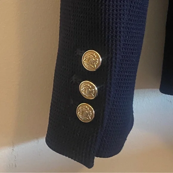 NWOT ZARA Woman Navy Blazer - Picture 8 of 12